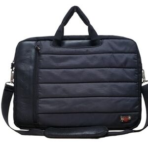 SwissGear Wegner Swiss Army Black Padded Laptop Briefcase